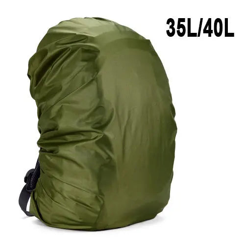 Waterproof Backpack Rain Cover - All Weather Protection 35 40L Army