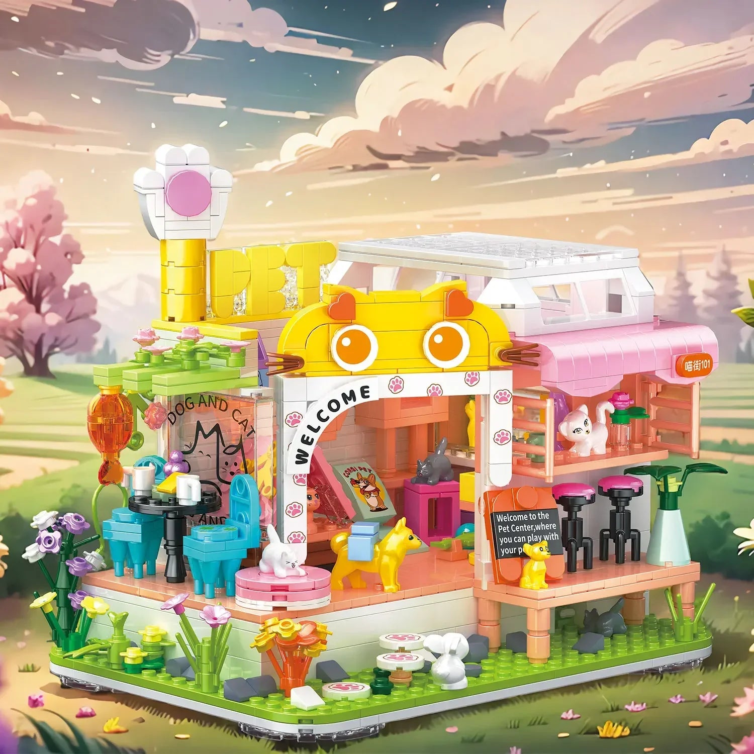 Pet House Building Blocks &ndash; Creative DIY Assembly Fun