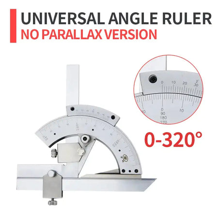 Universal Angle Ruler 320 Degrees Carbon Steel Protractor 320 Universal