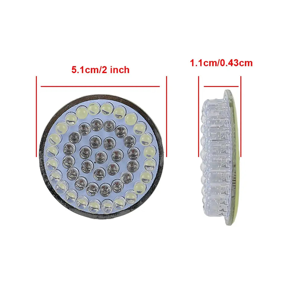 2" 1157 Front Amber + White LED Turn Signal Light Motorcycle for Softail 2011-2017 Dyna 2012-2017 Sportster Touring 2014-2017 by InterCyprus Trading Ltd