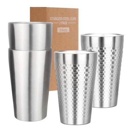 Coffee Mugs Set Of 2 16oz Stainless Steel &ndash; Insulated