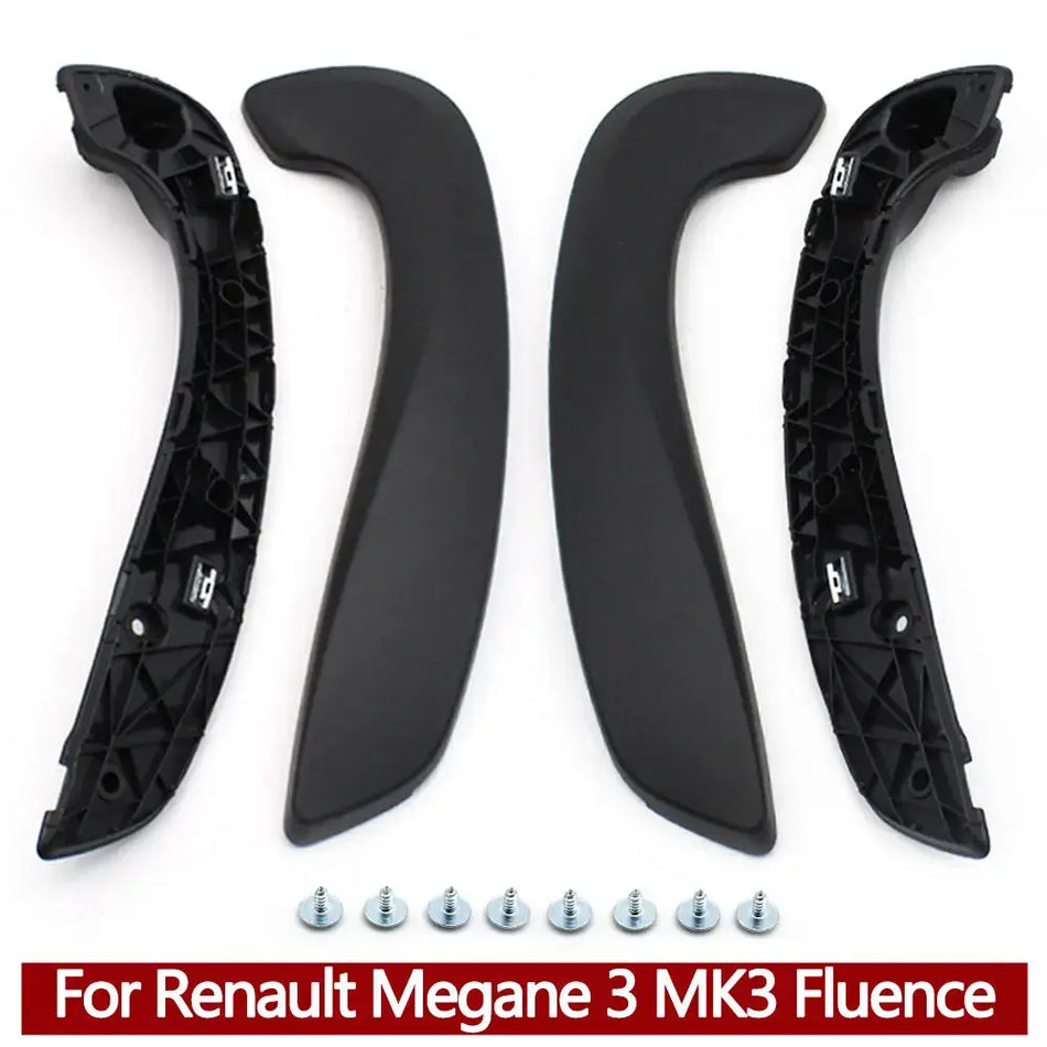 Black Interior Car Front Left Right Door Handle For Renault Megane 3 III Fluence 2008-2016 809600015R 197012651 809540001R by InterCyprus Trading Ltd