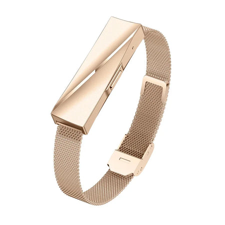 Luxuglow Women Smart Bracelet - Heart Rate And SpO2 Monitor Gold