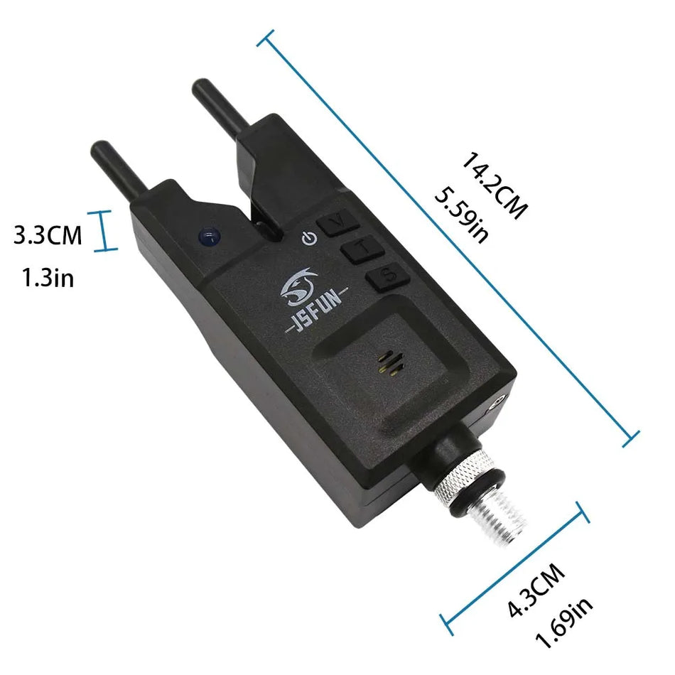 Sada bezdrátového digitálního alarmu na ryby JSFUN