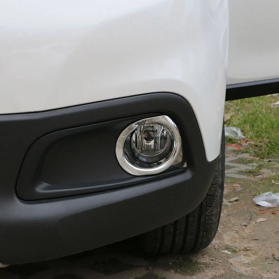 Декорация на рамка за фарове за Peugeot 2008 ABS двукомпонентна предна лява и дясна декорация