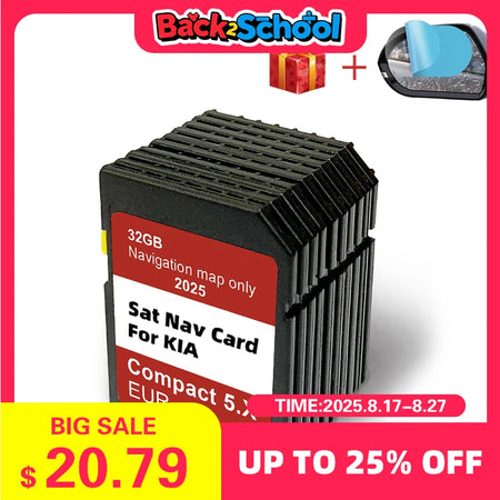 Sat Nav Update SD Card 2025 Kia 32GB GPS Maps - Latest Maps CHINA / for KIA Compact 5.X