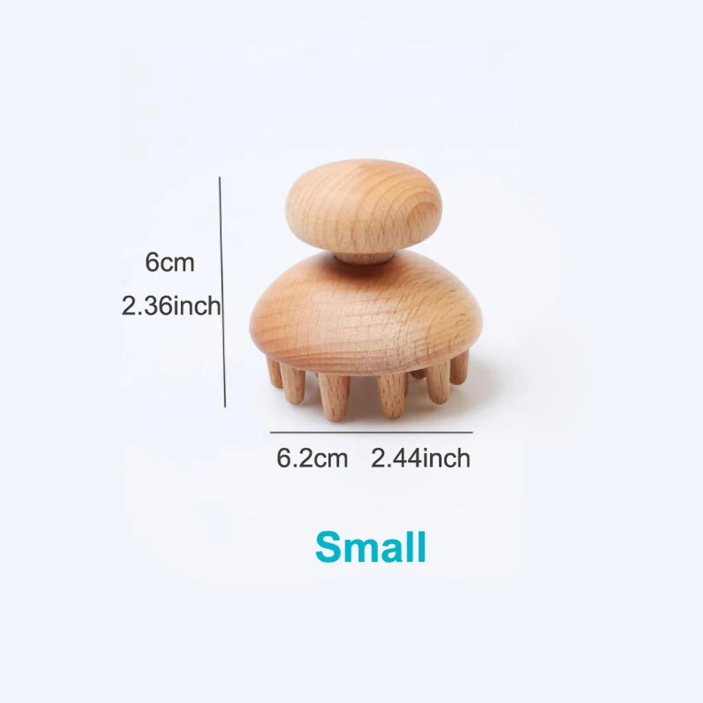Wood Therapy Mushroom Massage Tool &ndash; Natural Anti-Cellulite Solution 3