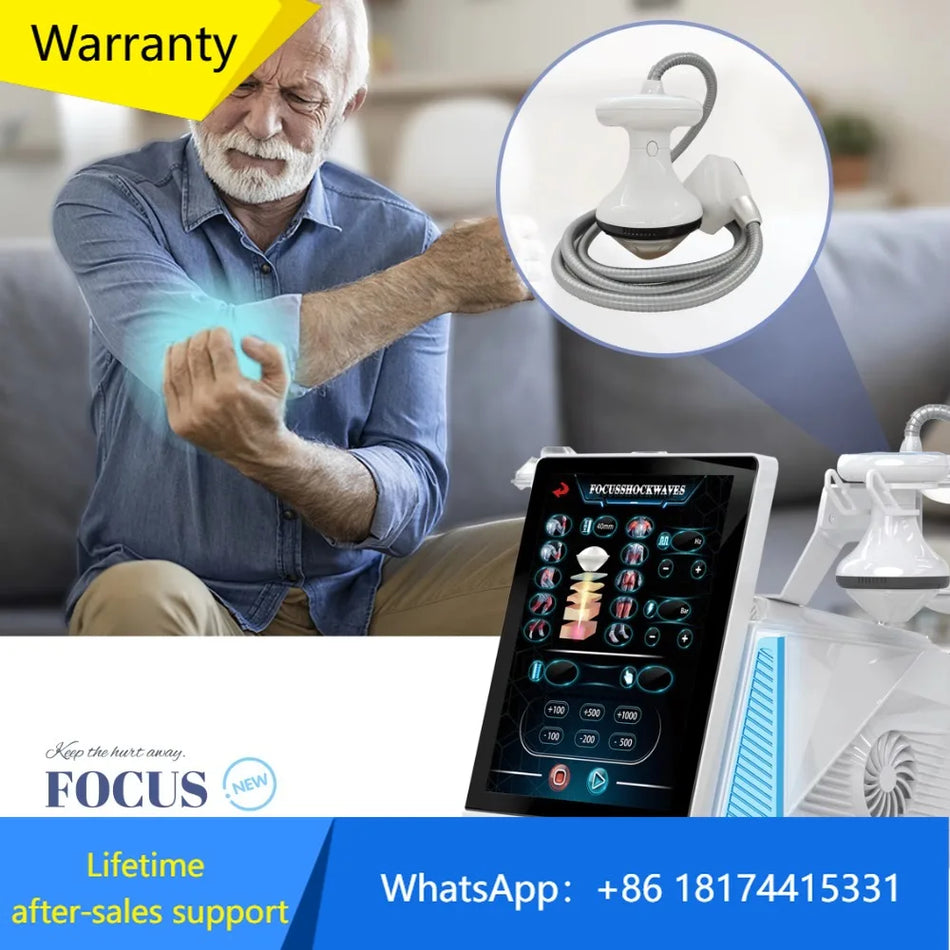 Stroj na terapii šokovými vlnami pro kalcifikovanou tendinitidu ramene