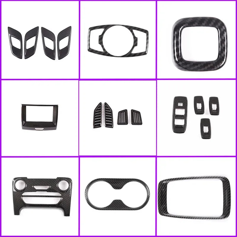 Kit adesivi in fibra di carbonio ABS per console Ford Ranger 2015-2022