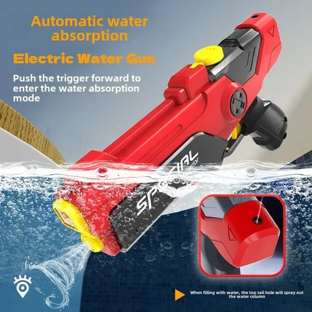 Electric Water Gun &ndash; High Pressure Beach Battle Fun
