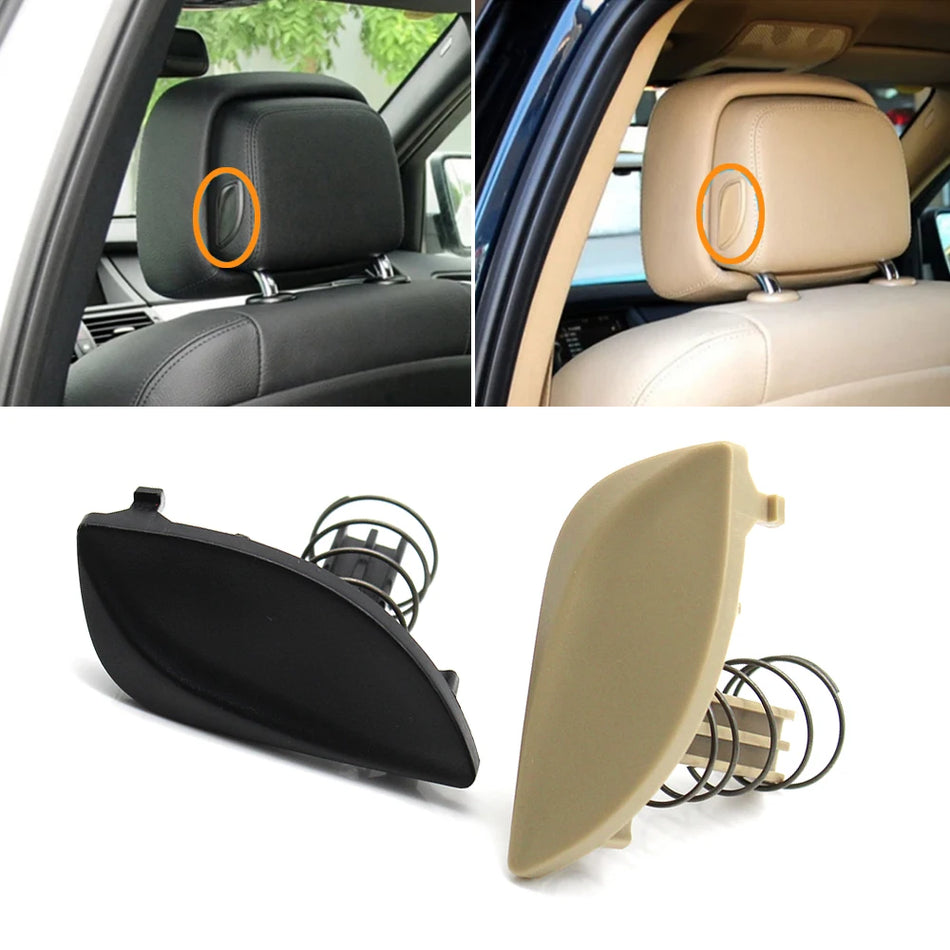 BMW Headrest Button Cover for 5 Series, 7 Series, 5GT, X5, X6, PC ABS