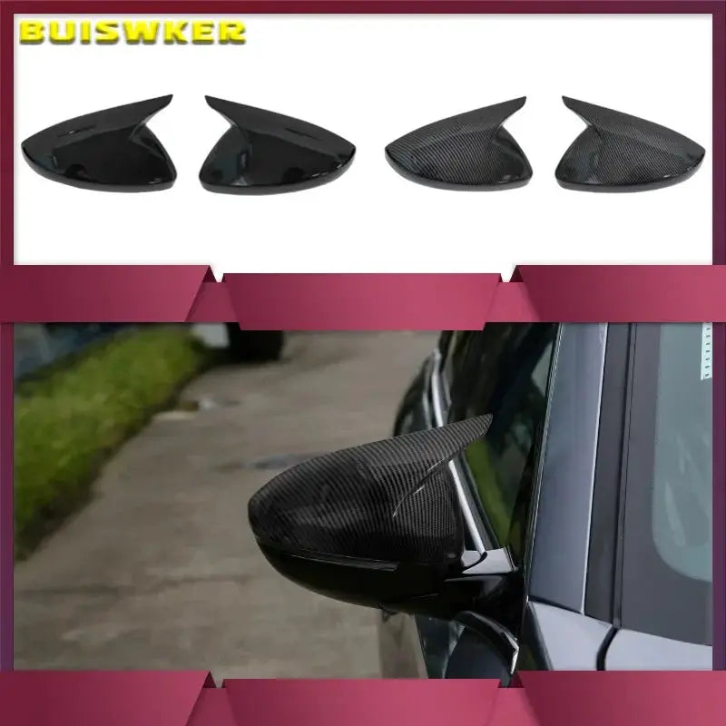 2Pcs Mirror Covers Left Right Side Rearview Mirror Cover Cap For Peugeot 208 2020-2023 Peugeot 308 2014-2020 508 2008 by InterCyprus Trading Ltd