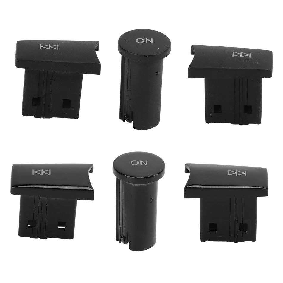 Car Radio Volume Button 3-Piece Set ABS for Mercedes-Benz C-Class 2007-2009 GLK 2008-2012