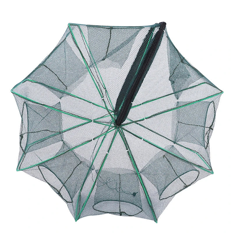 Foldable Crayfish Catcher Mesh - Durable, Easy-to-Use Fishing Trap