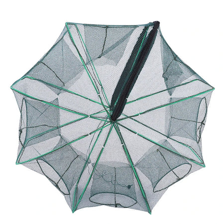 Foldable Crayfish Catcher Mesh - Durable, Easy-to-Use Fishing Trap