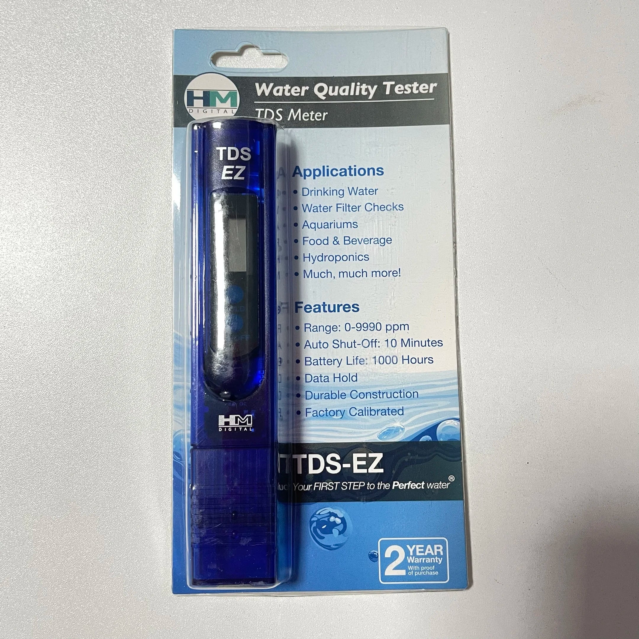 TDS-EZ Professional TDS PPM Meter &ndash; High Precision Probe
