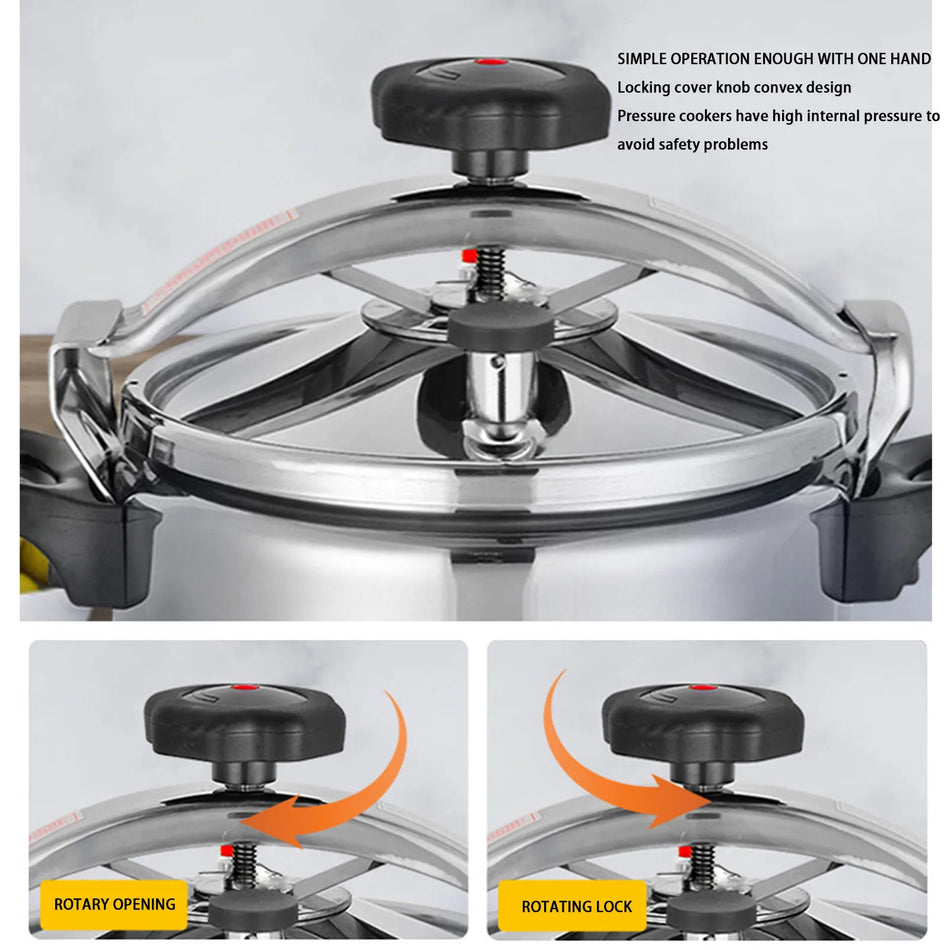 Explosion Proof Pressure Cooker 4-5L Aluminum &ndash; Gas Stove