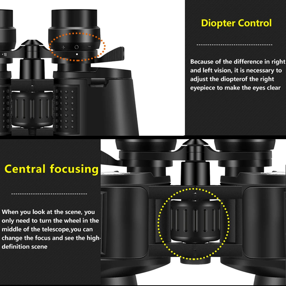 BORWOLF 10-380X100 Zoom Binoculars &ndash; Ultra High Magnification