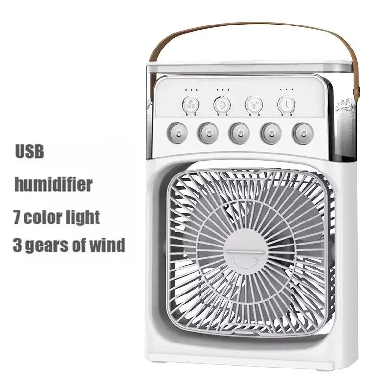 3 In 1 Fan Air Conditioner &ndash; Versatile Cooling and Humidifying Solution Pure White