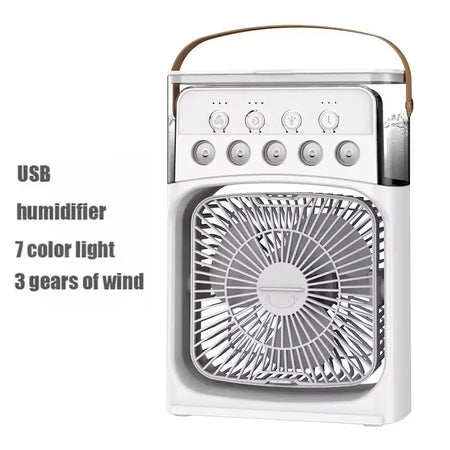 3 In 1 Fan Air Conditioner &ndash; Versatile Cooling and Humidifying Solution Pure White