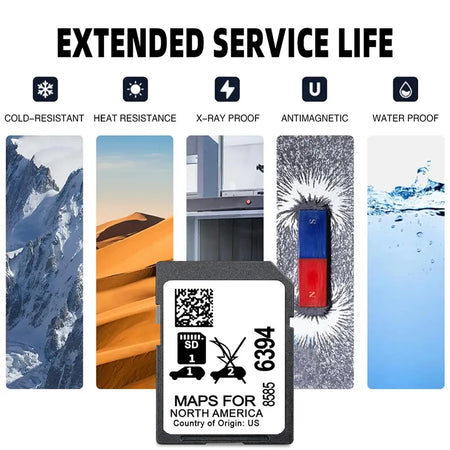 NAVINESA 32GB GPS SD Card &ndash; North America Maps 2024
