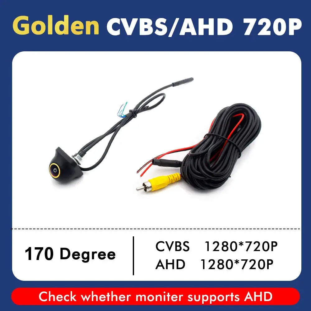 Car Backup Camera AHD 720P CVBS Switch 170° Wide Angle Fisheye Lens Front/Rear View Switch Parking Guide Line Control For Car by InterCyprus Trading Ltd