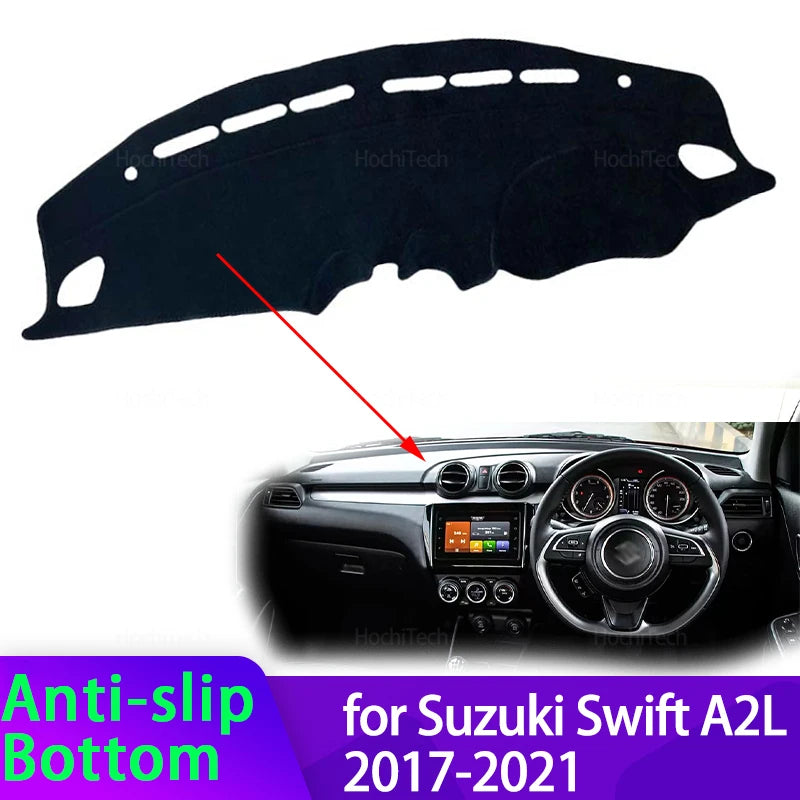 Neslīdoša paneļa paklājs Suzuki Swift A2L 2017-2021 saules aizsargs