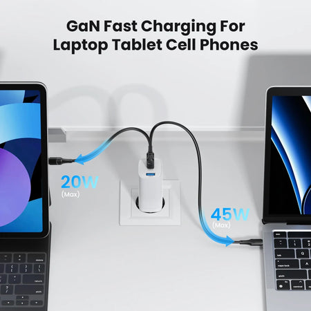 ASOMETECH 67W GaN Fast Charging Charger &ndash; High-Speed Power Delivery
