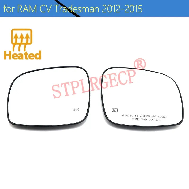Driver Rearview Side Mirror Lens Door Wing Mirrors Glass with Heating Parts Accessories for RAM CV Tradesman 2012-2015 by InterCyprus Trading Ltd