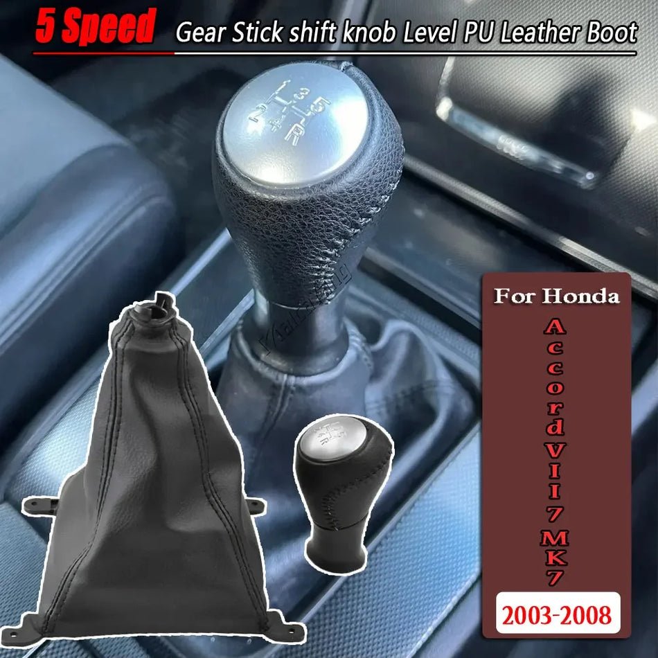 Manuální řadicí páka s PU koženým návlekem pro Honda Accord MK7