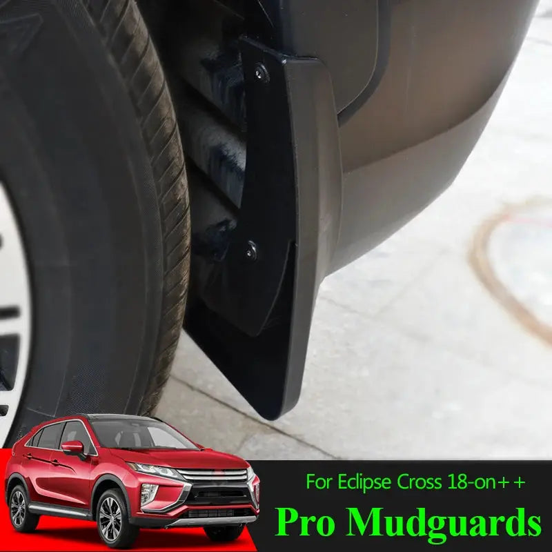 Set Molded Mud Flaps For Mitsubishi Eclipse Cross 2018 -2025 Mudflaps Splash Guards Flap Mudguards Fender Front Rear 2019 2020 by InterCyprus Trading Ltd