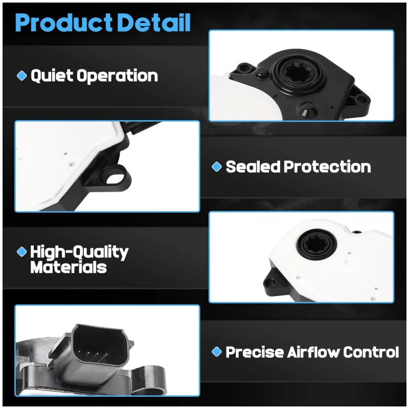 Asamblare motor actuator pentru obloanele active ale grilei pentru Ford F-150