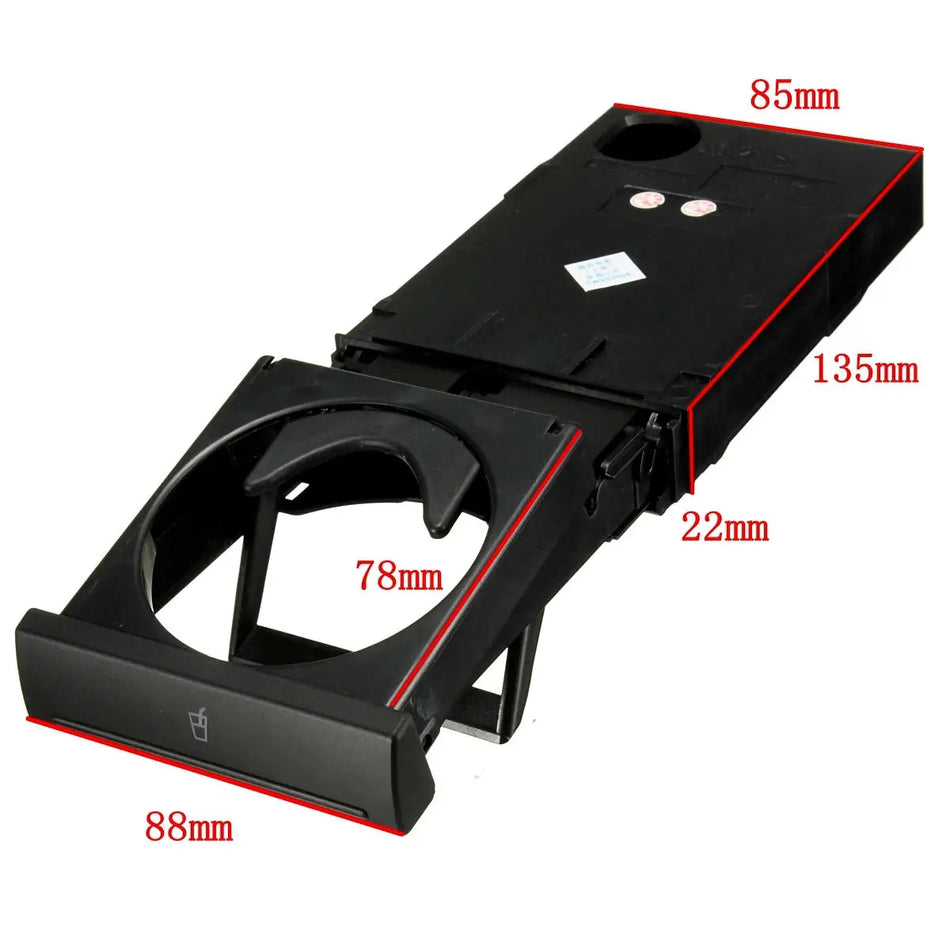Foldable Slide-Out Cup Holder For Audi A4 B6 A6 C5 by InterCyprus Trading Ltd