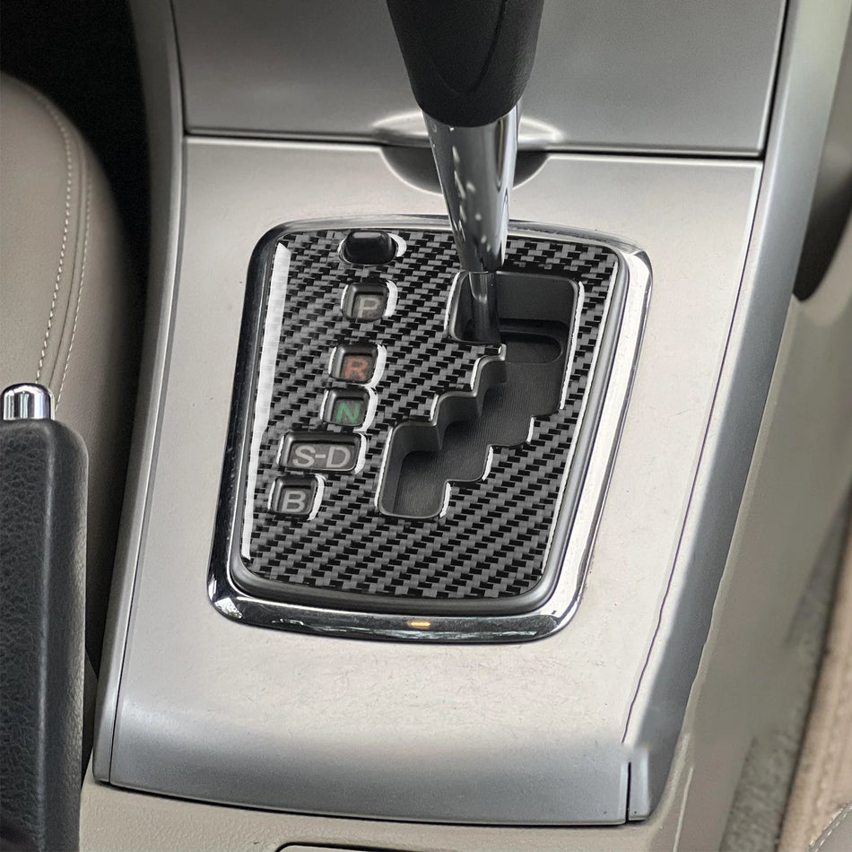 Převodová páka panel kryt měkký uhlíkový kompozit pro Toyota Corolla