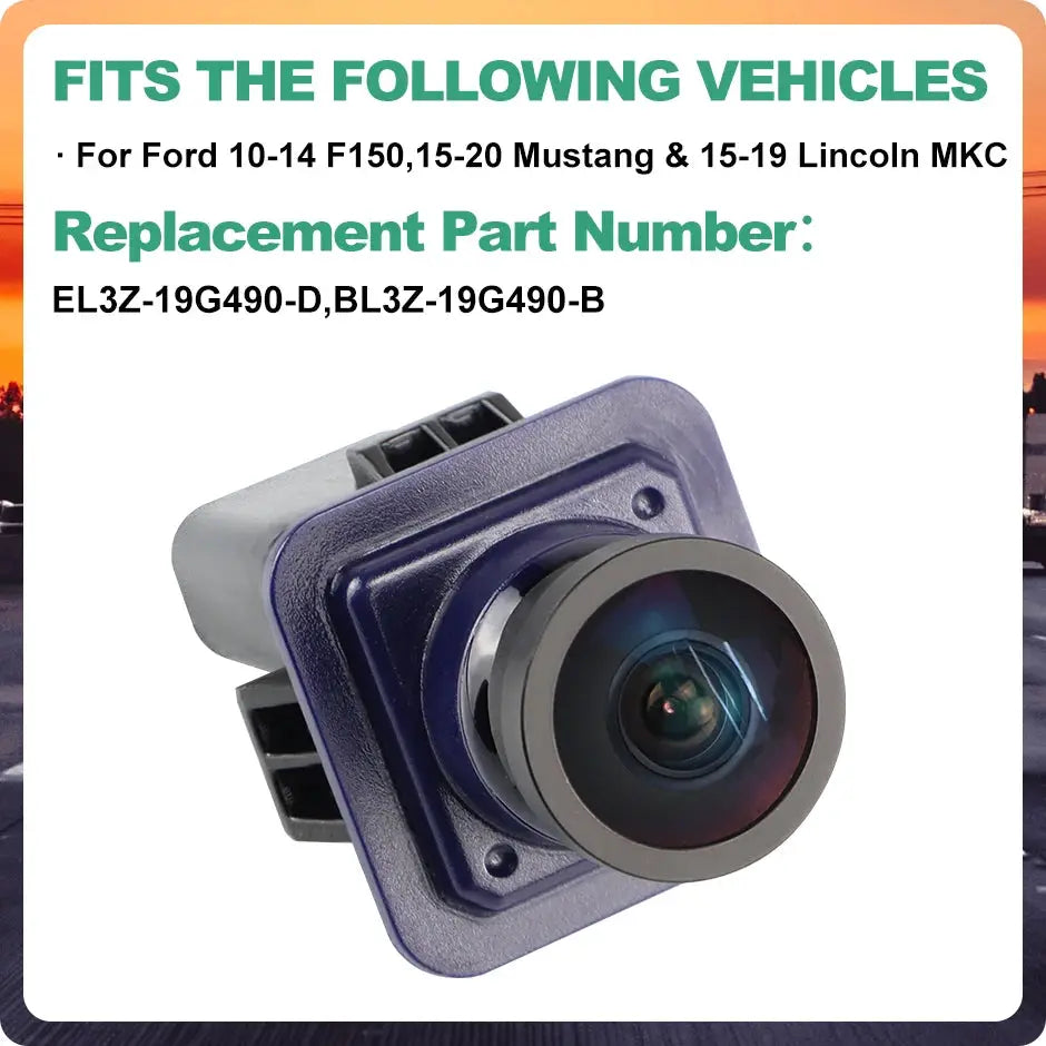 Rear View Backup Camera for Ford F150 2010-2014 Mustang 2015-2020 Lincoln MKC by InterCyprus Trading Ltd
