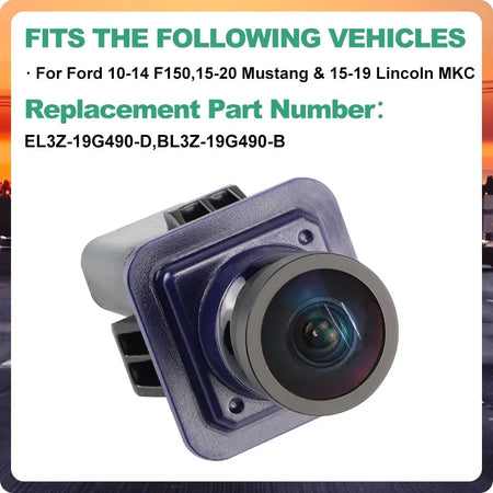 Rear View Backup Camera for Ford F150 2010-2014 Mustang 2015-2020 Lincoln MKC by InterCyprus Trading Ltd