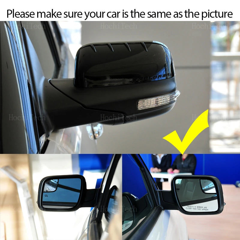 Cristal de Espejo Lateral Calentado con ABS para Ford Explorer 2011 a 2018