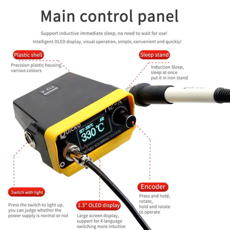 72W T12 Soldering Station &ndash; Battery Compatible With 20V Max