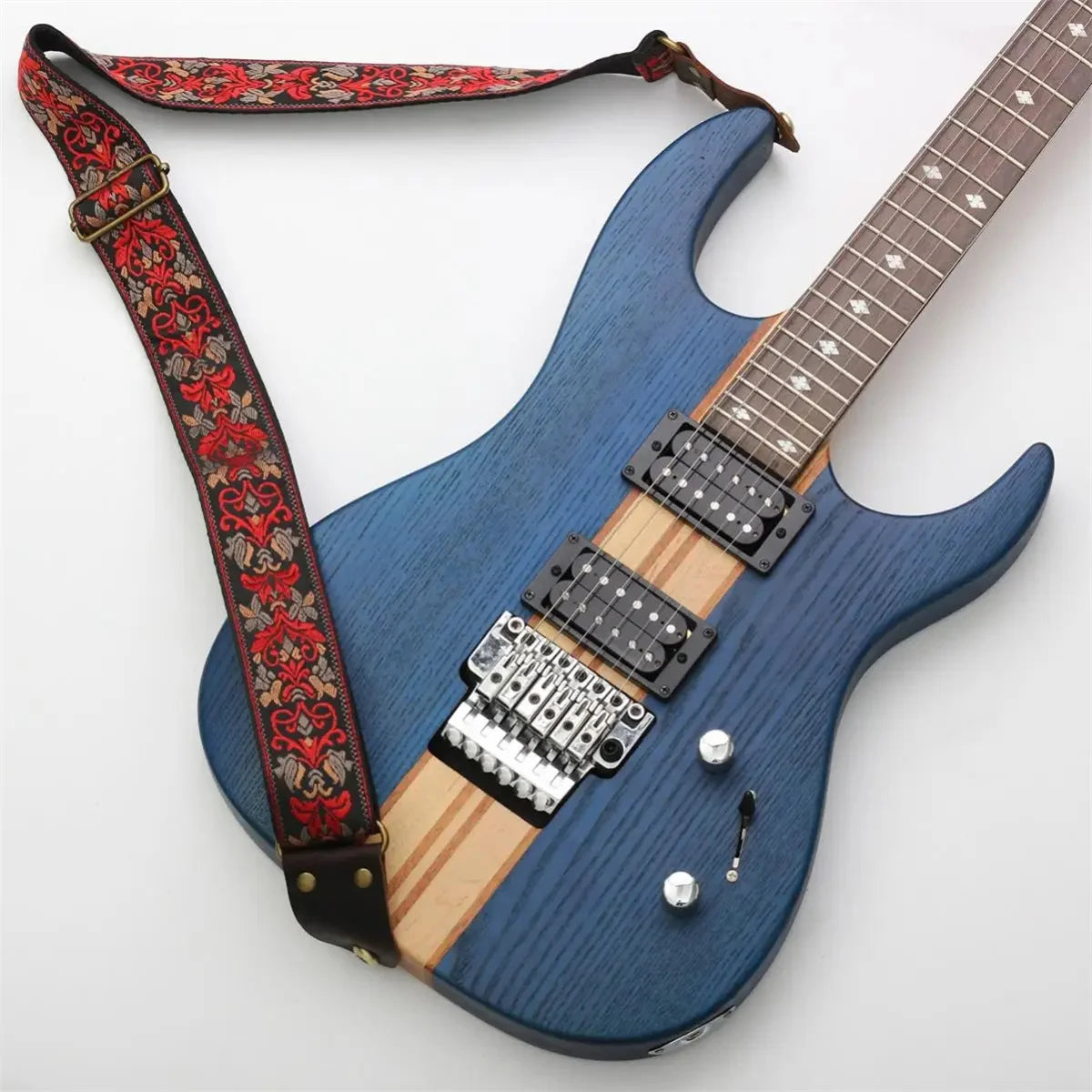 Miwayer Guitar Strap &ndash; Vintage Floral Breathable Comfort