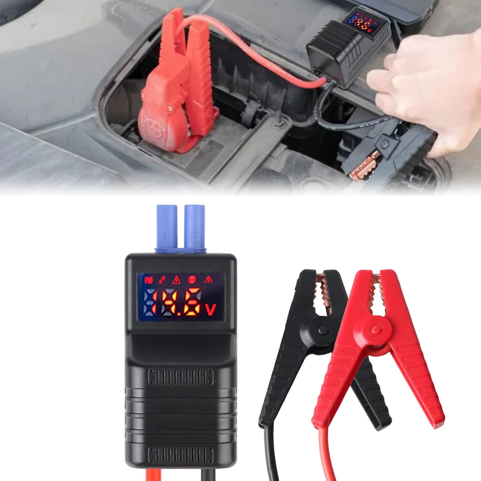 650A 12V Skaitmeninis Šokinėjimo Starterio Laidas su EC5 Kištuku, Išmanusis Baterijos Spaustukas