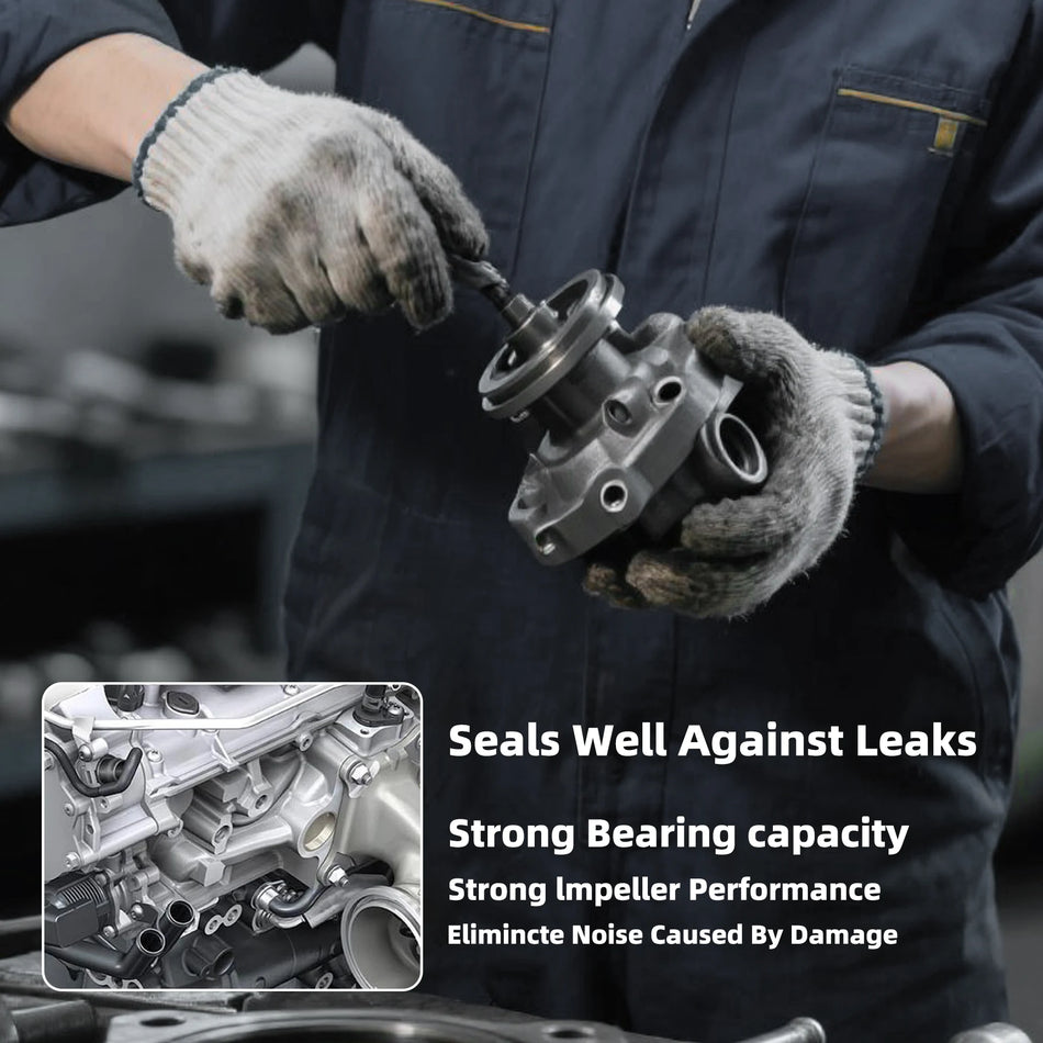 Ūdens sūknis alumīnija korpusā tiešai nomaiņai Audi A1 A3 un VW Golf 1.4T dzinēju ģimenei