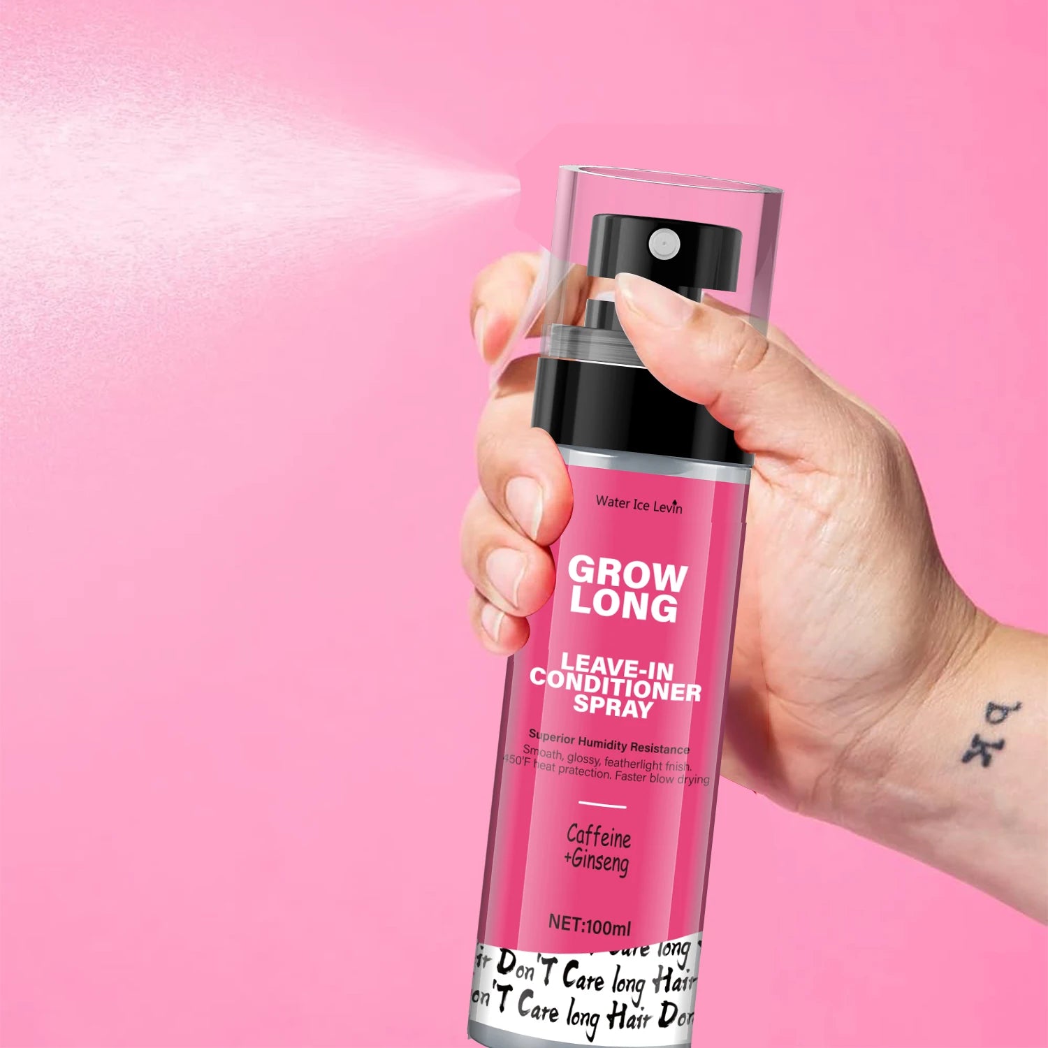 Water Ice Levin Leave-In Conditioner Spray &ndash; Anti-Frizz Deep Hydration