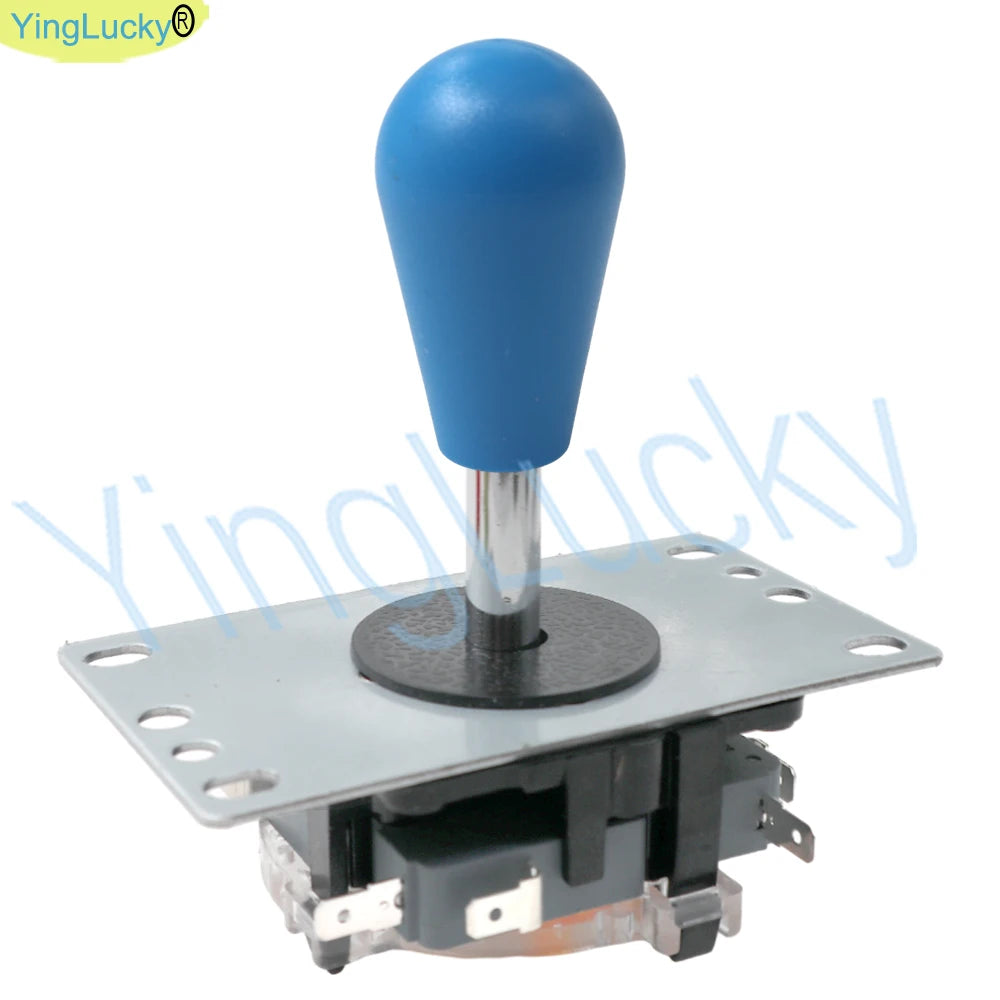 YingLucky Y-10 Arcade Joystick &ndash; Durable 4/8 Way Fighting Stick Parts With blue oval ball