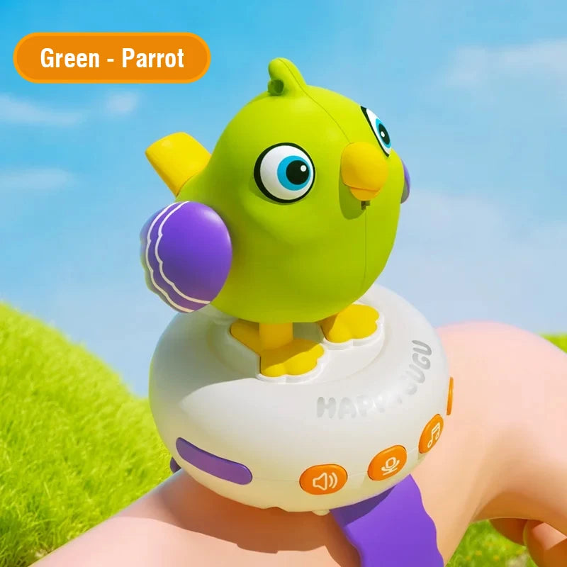 Electric Talking Bird Watch &ndash; Sound Activated Learning Toy green / Animal