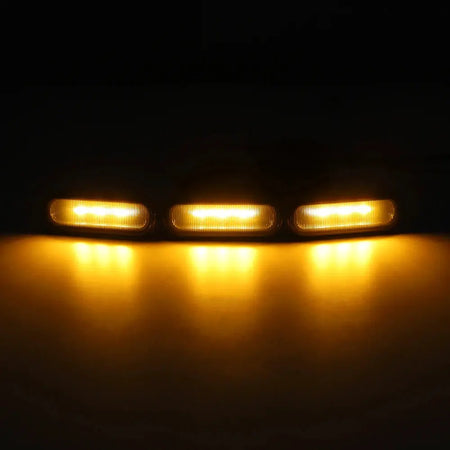 3 pcs Front Grill Lights for Ford Bronco 2021-2024 2-door and 4-door Badlands Wildtrak Everglades by InterCyprus Trading Ltd
