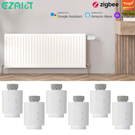 Smart TRV Zigbee Thermostatic Radiator Valve &ndash; Voice Control