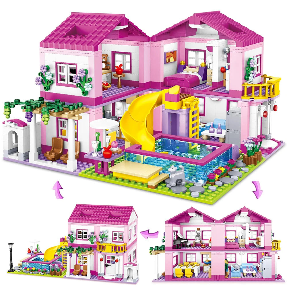 Friends City Street View House &ndash; Educational Blocks