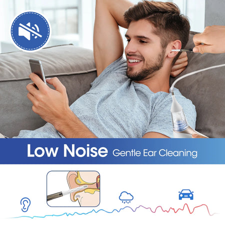 3 Modes Ear Wax Vacuum Removal Set - Adjustable Suction