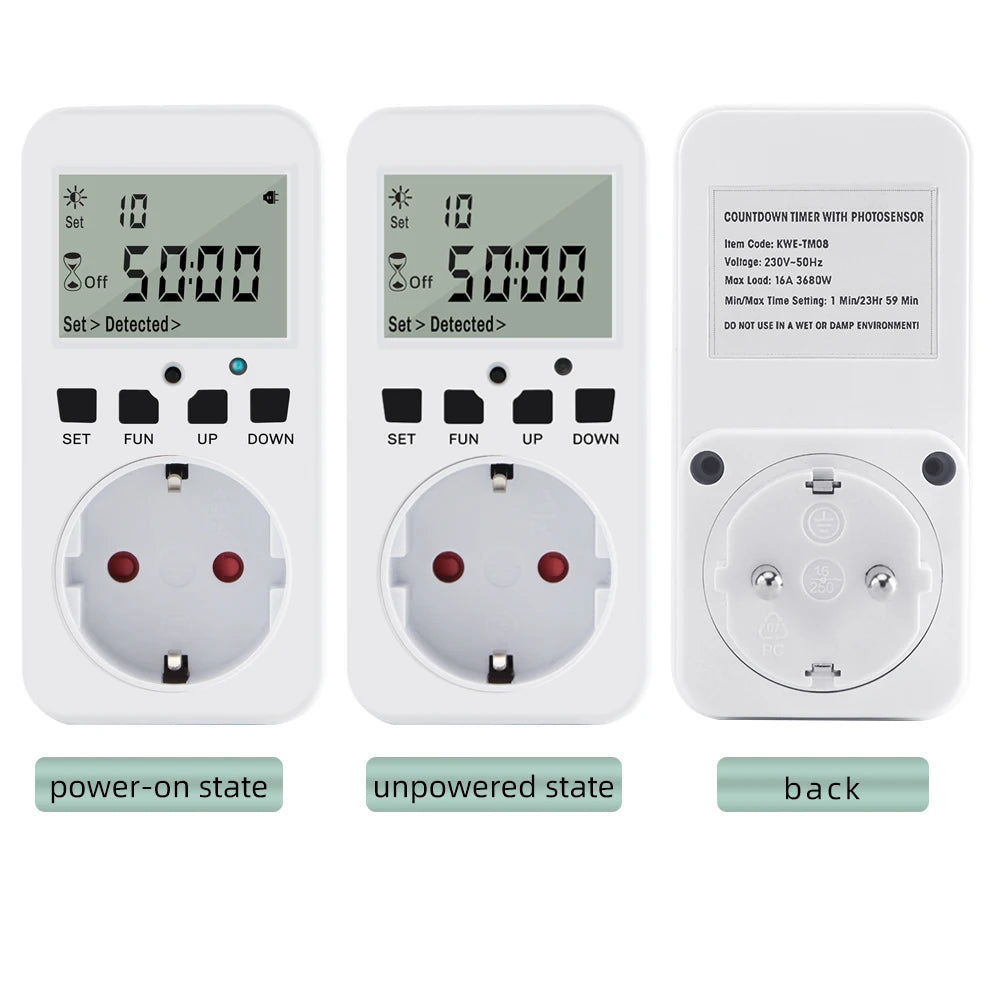 TM08 Multifunctional Timer Socket &ndash; Programmable Countdown