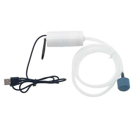 TUNFAN AB479 Aquarium Oxygen Air Pump &ndash; USB Silent Portable White